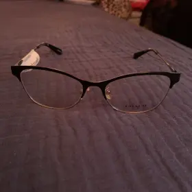 53-17-140 Coach 725125104098 Eyeglasses Frames Hc 5111 9346 Black Gold Cat Eye Full Rim