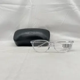 Coach 725125376464 Womens Square Full Rim Thin Lightweight Eyeglasses Hc6185 Crystal/silver