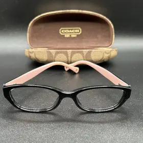 7653-092024-19.95 Coach Cecilia Hc 6002 Eyeglasses Frame Black 5053 Flex 51-16-135 Used With Case 7653-092024-19.95 Coach Cecilia Hc 6002 Eyeglasses Frame Black 5053 Flex 51-16-135 Used With Case