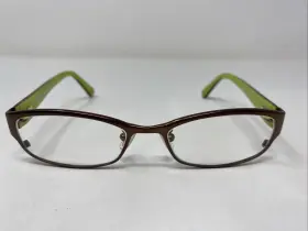 Coach 9046 Hc 5007 Willow Satin Brown 50-16-135 Full Rim Eyeglasses Frame Og25