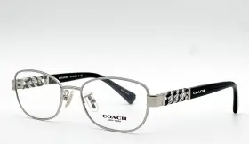 Hc-5072q Coach New Hc 5072q 9015 Silver Black Authentic Eyeglasses 51-17