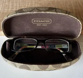 Coach Hc-6011 Hc6011 Gabrielle Dark Tortoise Ladies Eyeglasses Frame 49-15 -135 Wth Case