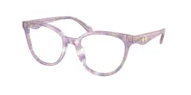 51-19-140 Coach Hc-6259 Hc6259u Eye Glass Frames 5867 Pearlized Purple Watercolor New