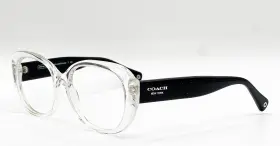 Hc-8049 Coach New Hc 8049 5111/11 Crystal Black Authentic Eyeglasses 54-19
