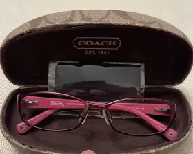 Hc5007 Coach Nwt Glasses Frames Willow Satin Burgundy Size 52/16/135