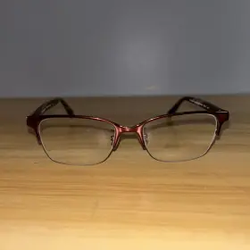 50-17-135 Coach Hc5047 Evie 9162 Satin Burgundy Horn Size Half Rim Eyeglasses