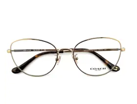 Coach Hc5137 9005 Shiny Light Gold Unisex Authentic Eyeglasses Frames 53-18-140