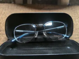 Hc5157 Coach Eyeglass Frames Shiny Silver/navy 52mm