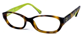 51-16-135 Coach Hc6002 New York Inch Cecilia 5052 Brown/green Eyeglasses Frame