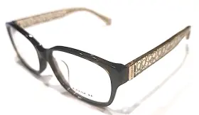 Hc6049f Coach Tia 5152 Tortoise Crystal Brown Square Eyeglasses 54-16 135 New