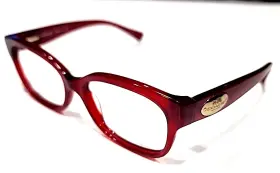 Hc6071 Coach 5029 Red Oval Eyeglasses Frame 52-16 135