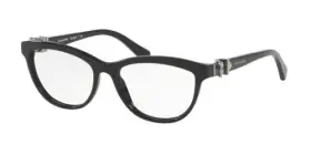 Hc6087 Coach New Buckle 5002 Womens Black Cats Eye Eyeglasses Frames 51/16 135