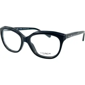 Hc6096 Coach Womens Plastic Eyeglass Frame 5002 Black 53-16