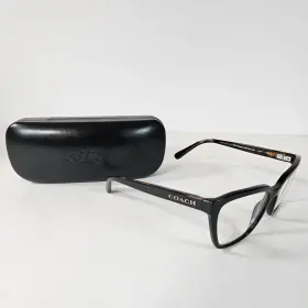 52-18-135 Coach Hc6109 Eyeglasses Tortoise 5487 Black Size Frames Only And Case
