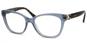 Hc6120-5521-52 Coach Womens Milky Blue Denim Cat-eye Eyeglass Frame - Hc6120 5521 52
