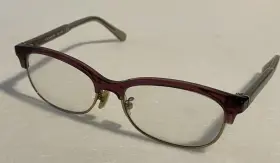 Hc6144 Coach Womens Metal Eyeglass 5569 Transparent Mauve 53-16 Inch Frames Only