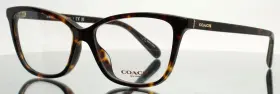54-15-140 Coach Hc6206 5120 Dark Tortoise Womens Semi Cat Eye Eyeglasses B 39