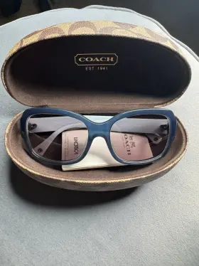 H19238 Coach Hc8001 L001 Emma 5056 11 Blue Women Eyeglasses Frames