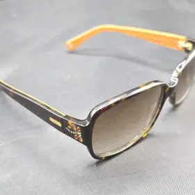 S436 Coach Eyeglasses Eva Butterfly Jeweled Tortoise 125 Frames Only
