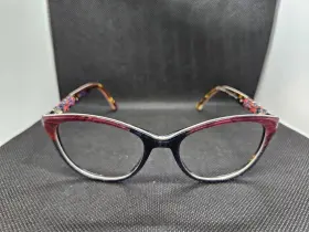 Coco Song Cv169 Angel Eyes Col. 3 Red Blue Eyeglasses Frame W Case 52-19-135