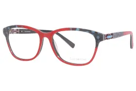 Cv208 Coco Song Something-new 02 Eyeglasses Frame Womens Red/black 54mm