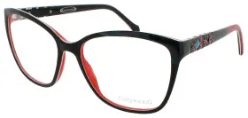 Coco Song Cv220.01 Cs Amazing Season 09 C01 Eyeglasses Black Red Frame 54 Mm