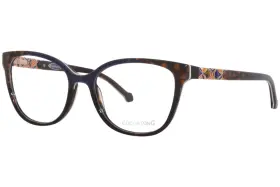 Coco Song Cv255 Something Cool Cv255-1 Eyeglasses Womens Blue/brown Full Rim 53mm