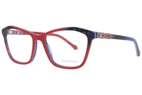 Cv274 Coco Song Supernatural Sunrise C1 Eyeglasses Womens Red Full Rim 54mm