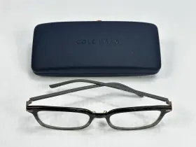 54-19-140 Cole Haan Ch4036 Eyeglasses Frames 001 Black Gradient Square Full Rim