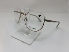 Ch4509 Cole Haan 717 Gold 51/19 M 140 Women S Half Rim Eyeglasses A3596