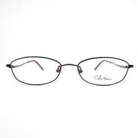 51-17-135 Cole Haan Ch906 Eyeglasses Garnet Purple Women Round Metal Frames Mm