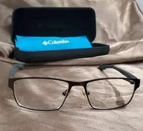 53-16-140 Columbia C3003-030 Eyeglasses Frame Mens Gray Half Rim Rectangular