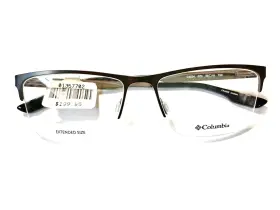 58-18-150 Columbia C3024-070 Eyeglasses Frames C3024 070 Gunmetal Gray Half Rim With Case