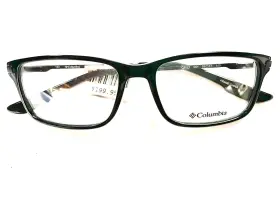 53-17-140 Columbia C8021-001 Eyeglasses Frames C8021 001 Black Rectangular Full Rim