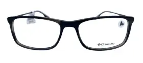 C8030 Columbia Mens 026 Black/gray Demi Rectangular Eyeglasses 145mm