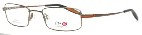 50-19-140 Concept Flex Cx7259 Br Brown Mens Rectangle Full Rim Eyeglasses B 27