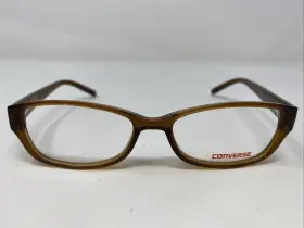 Converse K019 Eyewear Brown 50-15-130 Plastic Full Rim Eyeglasses Frame Oa36
