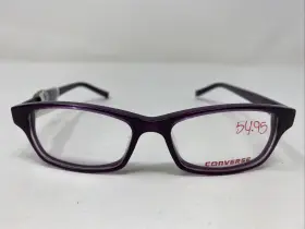 48-15-135 Converse K401 Eyewear Purple Plastic Full Rim Eyeglasses Frame Vv11