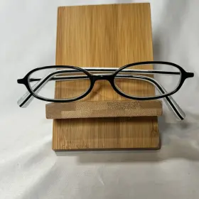 A2560 Cosmopolitan Alpina Eyeglass Frames White Black Angular 49/17 135