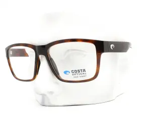 06a9049v Costa Del Mar Paunch Eyeglasses Glasses Brown Tortoise 57mm With Case
