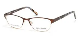 Covergirl Cg0537 - 050 Brown Womens Stainless Eyeglass Frames 54-16-140
