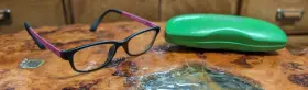 50-17-140 Crocs Cf3178 Eyewear Frames Cf620 Metal/ Pink With Case