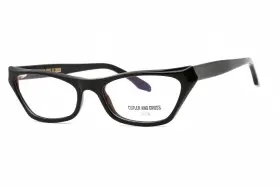 Cg1329 Cutler And Gross 001 Cat Eye Shiny Black 57 Mm Womens Eyeglasses Frame