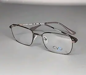 M604 Cvo Advantage Classic Clear Vision Brown Metal Full Rim Eyeglass Frame 51/18/140