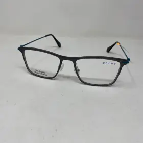 52-18-140 Czone N1254 Eyewear Col 50 Dark Gray Teal Eyeglasses Frame R366