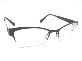 U2231 Czone Col. 30 Matte Red Burgundy Half Eyeglasses Frames 52-18 140 Designer