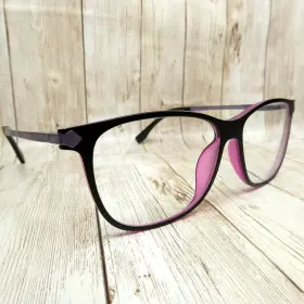 54-14-140 Da Luce Da322 Matte Black Purple Two-tone Eyeglass Frames -