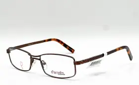 Dm4124 Damato Eyewear New Dftamato Brn Brown Authentic Eyeglasses 53-17