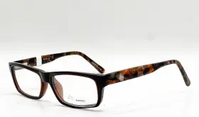 Dz182 Damato Eyewear New Dftamato Brn Brown Authentic Eyeglasses 55-17