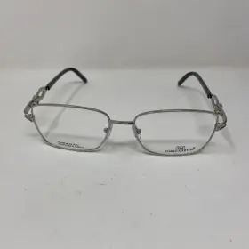 Dm588 Dario Martini Eyewear 54/16/135 Col 1 Silver Gray Flex Hinge Eyeglass 9835